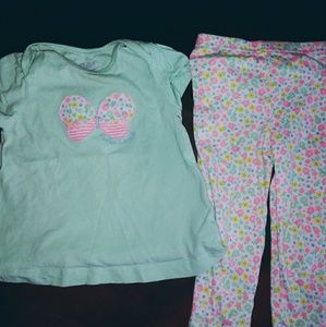 Super cute Short sleeve and leggings set